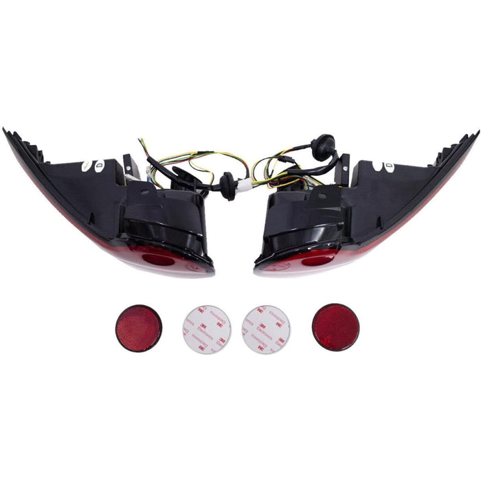 Smoke/Red Full LED Tail Lights with Sequential Indicators for Mazda MX-5 Miata ND (2015–2023)