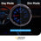 52mm 7-Color Turbo Boost PSI Gauge Kit (Smoke Tinted Face)