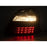 LED Black Rear Tail Lights Pair for Toyota Yaris Hatchback (2006–2008)