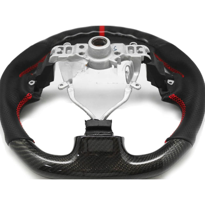Carbon Perforated Leather Steering Wheel Compatible with Subaru Impreza WRX STI 2008-2014 GR