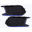 Front Bumper Fog Light Delete Bezels (Blue Paint Matched) for Subaru WRX / STI (2018–2021)