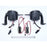 LED Turn Signal Indicator Halo Ring Light Smoke Compatible With Mini Cooper R50 R52 R53 S