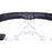 Carbon Fiber Perforated Leather Steering Wheel Red Stitching for Suzuki Swift Sport ZC33S 2017–2023