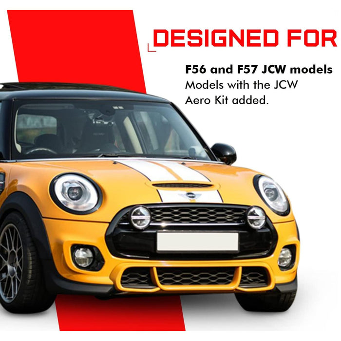 Front Splitters Pair Compatible with 2014-2020 Mini Cooper F56/F57 JCW Pro - Front Bumper Trim Replacement