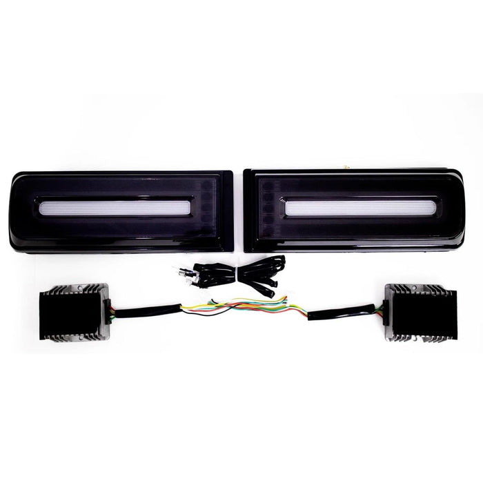 W464 Style LED Tail Lights (Smoke/Clear Lens) – For Mercedes-Benz W463 G-Class (1999–2018)