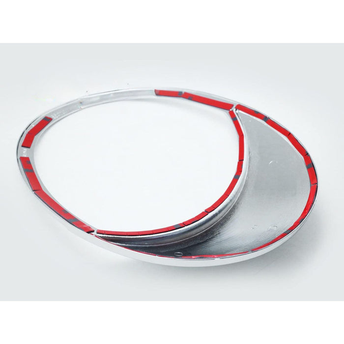 Chrome Headlights Lamp Eye Lid Brows Eyelids Cover Compatible With 1999-2005 Volkswagen New Beetle