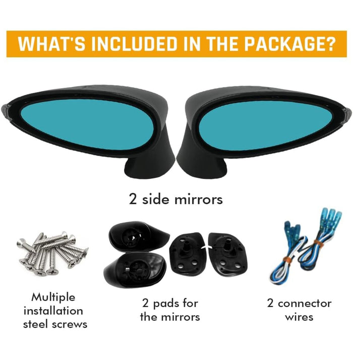 LED Turn Signal Side Mirror Set (2-in-1) for Honda Civic FD / Acura CSX (2006–2011)