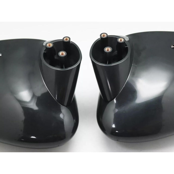 Sport Style Door Mirror Assembly (Black / Blue Lens) – For Honda Fit Gen2 (2007–2014)