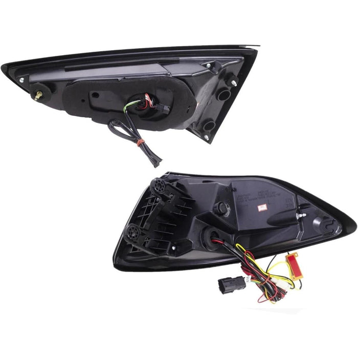 Fully LED Tail Lights with Light Bar – Red/Clear for Hyundai Tucson (2015–2019)