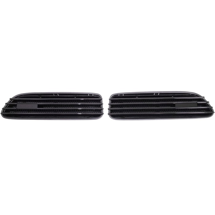 Replacement Glossy Black Side Fender Grille Vents Compatible with BMW E46 M3 2001-2006
