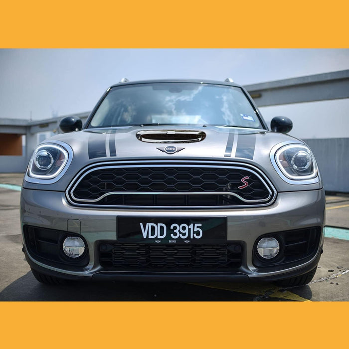 Gloss Black Bonnet Scoop Hood Vent Cover Compatible With Mini Cooper S F55 / F56 / F57 (2014+)