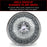 Chrome Plated Wheel Spinner Universal Fit 3-Bar Straight Stud Mount