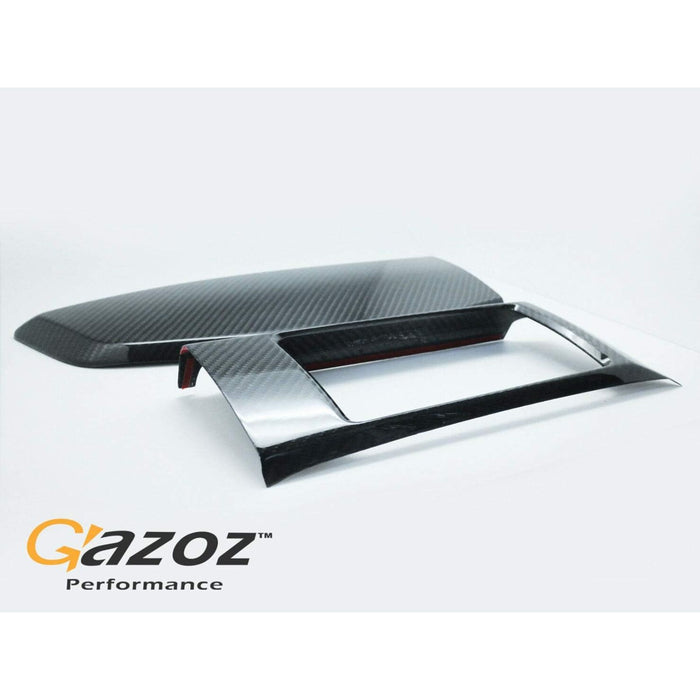 (2 Carbon Dash Kit Board Radio Cover for Scion FRS FR-S Toyota GT86 Subaru BRZ