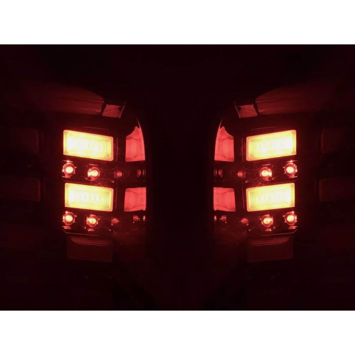 Smoked Full Tail Lamp Lights for Subaru Forester SJ 2014–2018