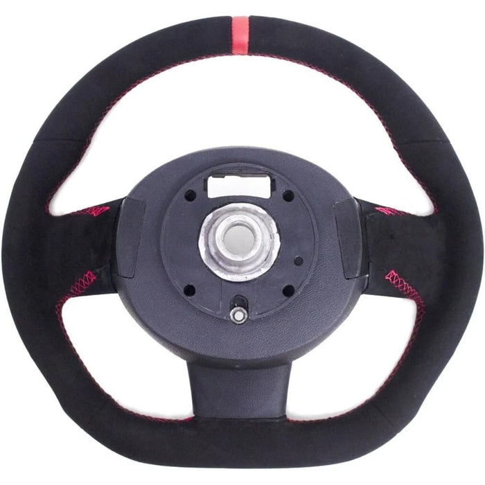 Full Suede Steering Wheel Red Stitching for Mini Cooper R55 R56 R58 R59 S 2007–2013