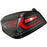 LED Tail Lights with Sequential Indicator (Red Bar / Black Housing) – For Subaru WRX / STI (2015–2021)