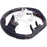 Carbon Fiber & Perforated Leather Steering Wheel – Red Stitching for Subaru Forester, Crosstrek, Outback & Legacy (2015–2018)