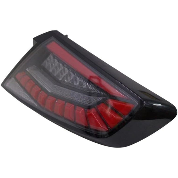 LED Tail Lights with Sequential Indicator & Startup Animation (Red Bar / Black Housing) – For Subaru WRX VB (2022–Up)