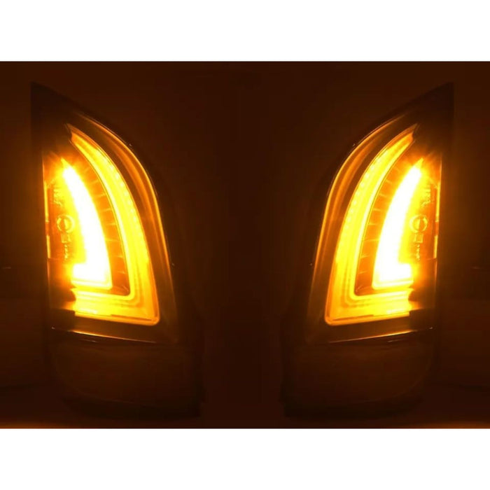 Fully LED Tail Lights – Smoked Lens Tube Bar for Skoda Citigo / VW Up (2012+)