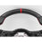 Carbon Fiber Steering Wheel – For Volkswagen Golf GTI Mk7 / Mk7.5 (2013–2020) Perforated Leather, Red Stitch &amp; Red Stripe