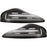 LED Tail Lights with Sequential Amber Signals for Porsche Boxster 986 (1997–2004) White Bar / Black Housing