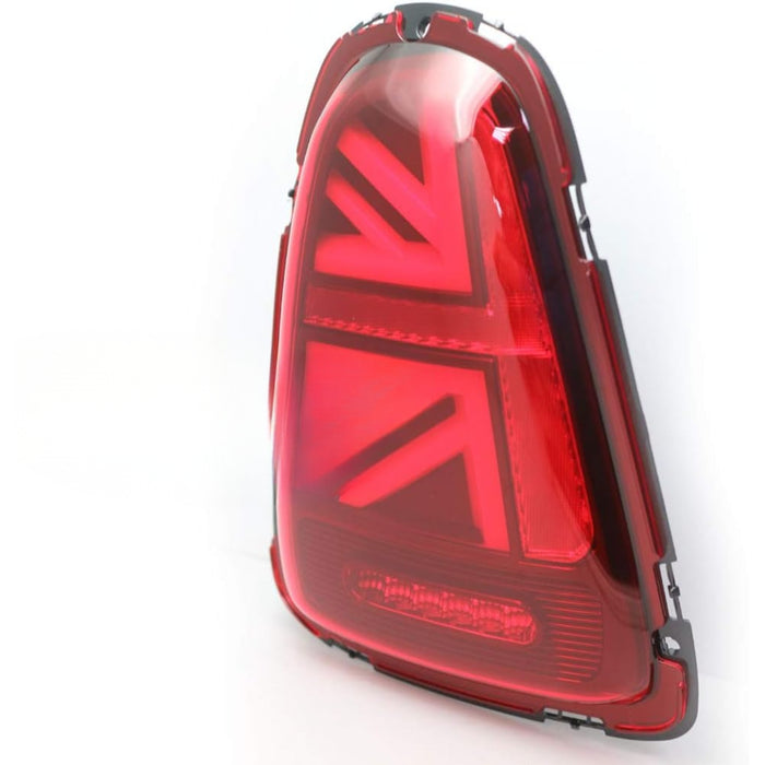 LED Tail Lights Compatible With 2010-2013 Mini Cooper R56 R57 R58 R59 Gen2 - Union Jack Red