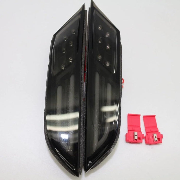 Dual Amber/White LED Front Side Marker Lights (Smoke Lens) – For Nissan GT-R R35 (2009–2024)