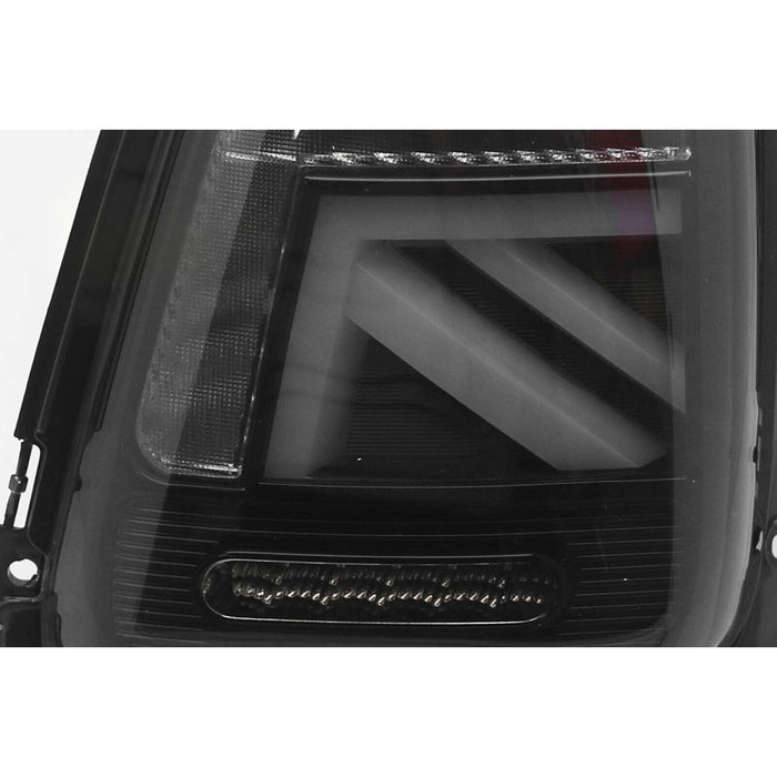LED Tail Lights Compatible With 2010-2013 Mini Cooper R56 R57 R58 R59 Gen2 - Union Jack Smoke