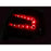 LED Tail Lights C-Shape Bar R+L Compatible with 2012-2017 Subaru Crosstrek XV & Impreza Hatchback - Smoke Lens / Matte Black Base