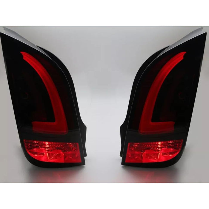 Fully LED Tail Lights – Smoked Lens Tube Bar for Skoda Citigo / VW Up (2012+)