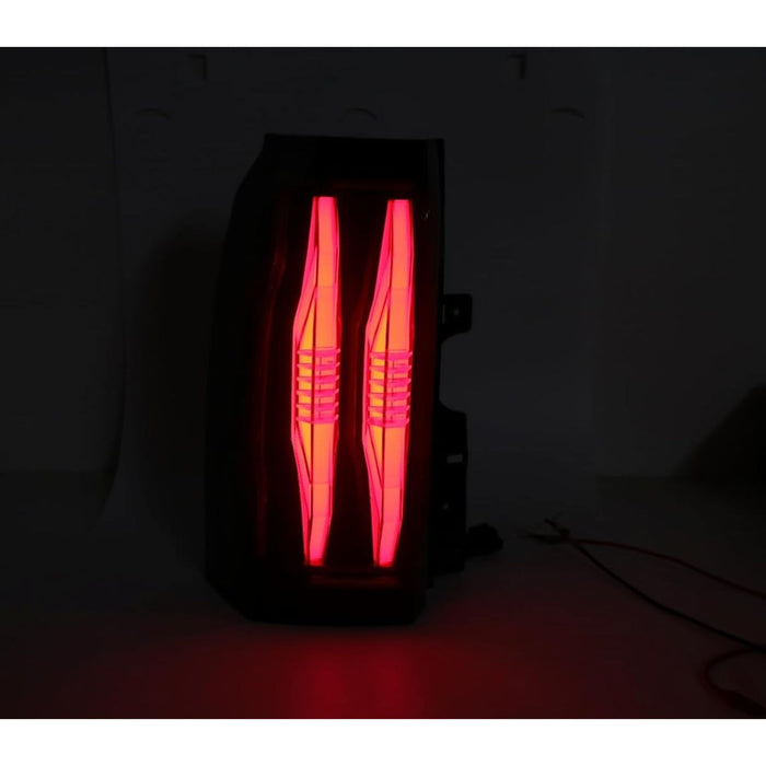 Smoked LED Tail Lights with Red Signal Bar – For GMC Yukon (2015–2020, Left & Right)