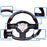 Custom Carbon Fiber Steering Wheel with Red Stripe for Mini Cooper R50 / R52 / R53 (2002–2008)