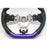 Purple Carbon D-Shape Leather Steering Wheel for 2015–2021 Subaru WRX STI VA