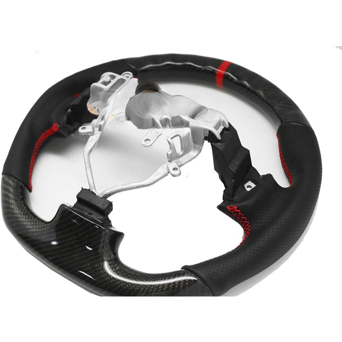 Carbon Perforated Leather Steering Wheel Compatible with Subaru Impreza WRX STI 2008-2014 GR