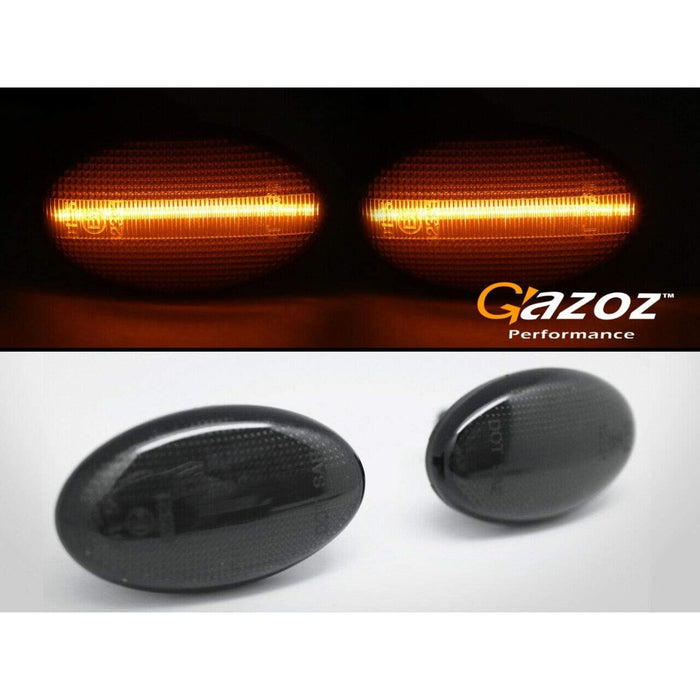 Sequential LED Side Marker Smoke Lens Turn Light 2002–2007 Subaru Impreza WRX STI GDA GDB
