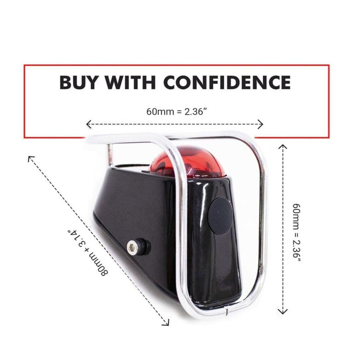 Vintage Style LED Rear Tail Light (LM-002) - Bicycle Accessories
