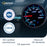 52mm 7-Color Turbo Boost PSI Gauge Kit (Smoke Tinted Face)