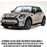 Aggressive Headlight Eyebrows Eyelid Covers Gloss Black ABS Compatible with 2014-2021 Mini Cooper F55 F56 F57 Gen.3
