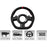 Full Suede Steering Wheel Red Stitching for Mini Cooper R55 R56 R58 R59 S 2007–2013