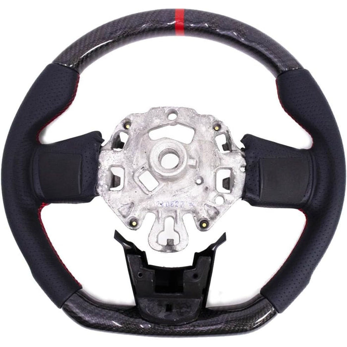 Aluminum Nappa Leather Steering Wheel Red Stitching for Mini Cooper F54 F55 F56 F57 F60 LCI2
