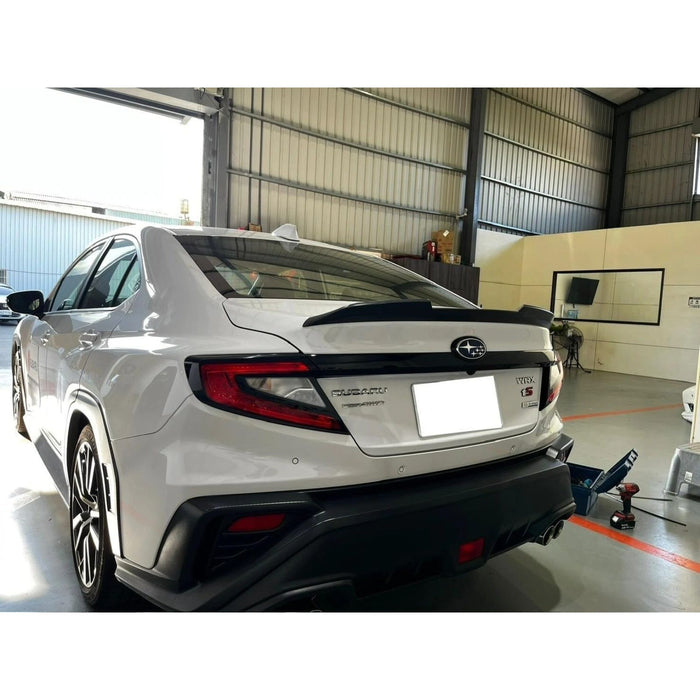 V-Type Duckbill Trunk Spoiler (Gloss Black) – For Subaru WRX VB (2022–Up)
