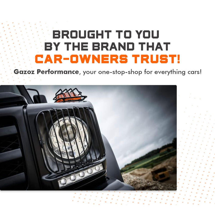 Front Turn Signal Light Guard Compatible With Mercedes-Benz G-Class W463 (Metal Cage Cover Protector)