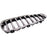 Front Chrome Black Kidney Grille Replacement Compatible with BMW Z4 E89 Mk2 2009-2016