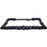 3D Chrome Skull License Plate Frame (Black, USA Size)