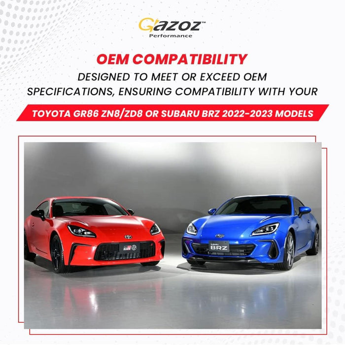 Super Bright Xenon White LED Interior Light Kit (7-Piece) for Toyota GR86 / Subaru BRZ 2022–2023