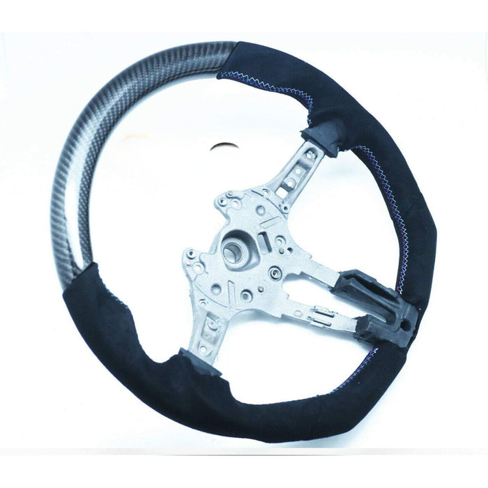 Carbon Fiber Suede Alcantara Steering Wheel Compatible With BMW M Series (F87 / F80 / F82 / F85 / F86)