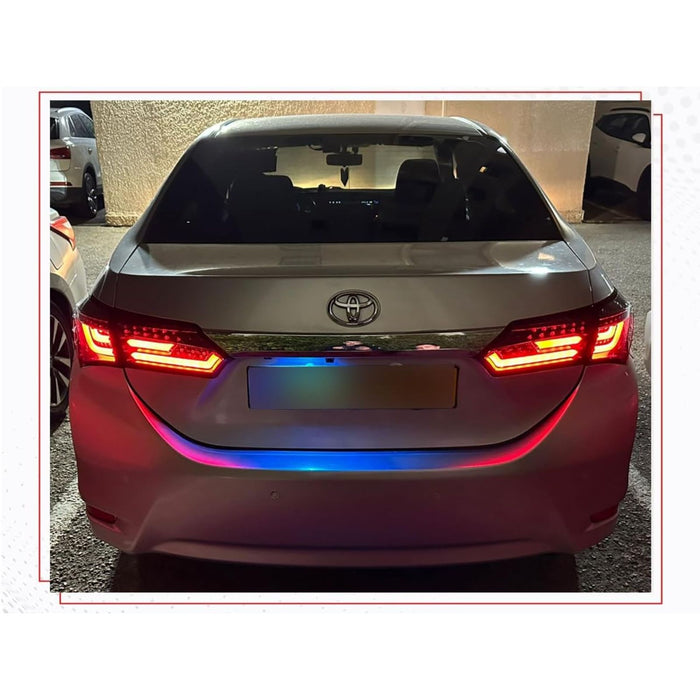 LED Tail Lights Red/Black for Toyota Corolla / Corolla Altis 2014–2018 (JDM/Euro Spec)