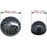 Exterior Lights - 73mm LED Upgrade Lamps Kit Smoke Lens for 1990-2016 Land Rover Defender