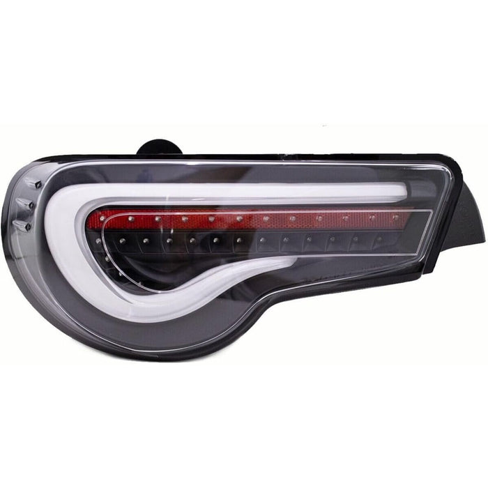 LED Tail Lights Sequential Turn Signal White Bar for Toyota 86 / Subaru BRZ / Scion FR-S (ZN6/ZC6 Gen1 2012–2021)