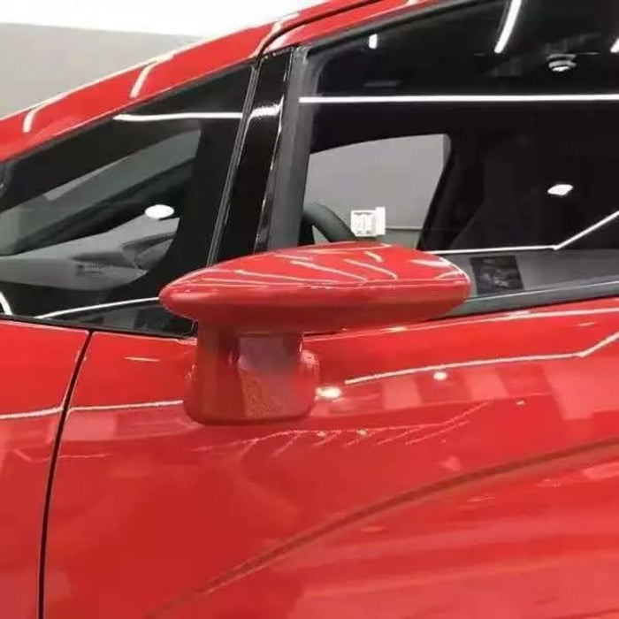 Replacement Sport Door Mirrors (Black / Blue Lens) – For Honda Fit Gen3 (2015–Up)